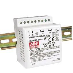 Mean Wall Din Rail 24V 45W Power Supply