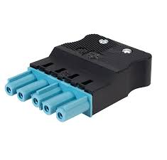 6 Pole 166GBUF06 Black / Blue Female Connectors
