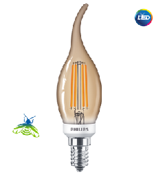 PHILIPS Classic LEDCandle D 5-32W BA35 E14 822 GOLD