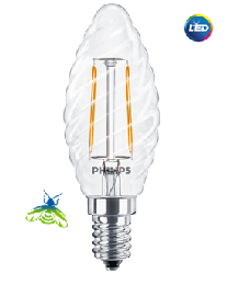 PHILIPS Classic LEDCandle ND 2-25W ST35 E14 827 CL
