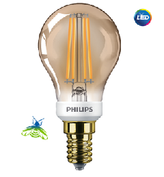 PHILIPS Classic LEDLuster D 5-32W P45 E14 822 GOLD