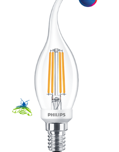 PHILIPS Classic LEDCandle D 5-40W BA35 E14 827 CL