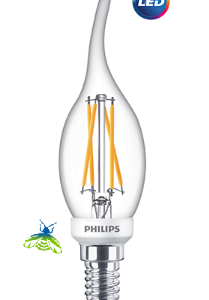 PHILIPS Classic LEDCandle DT6-40W E14 CRI90 BA35 CL