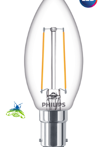 PHILIPS Classic LEDCandle ND 2-25W B35 B15 827 CL