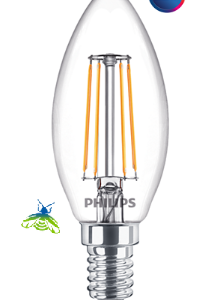 PHILIPS Classic LEDCandle ND 6.5-60W B35 E14 827 CL