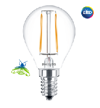 PHILIPS Classic LEDLuster ND 2-25W P45 E14 827 CL