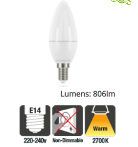Integral Candle Lamp E14 7.5W (60W) 2700K 806lm Non-Dimmable
