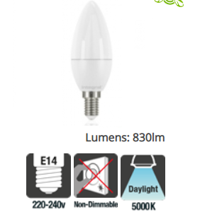 Integral Candle Lamp E14 7.5W (60W) 5000K 830lm Non-Dimmable