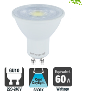 Integral GU10 PAR16 5.5W (57W) 6500K 470lm Dimmable Lamp
